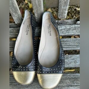 Taryn Rose "Bonny" studded ballet flats - size 37.5 M